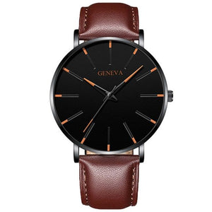 2020 Minimalist Men's Fashion Ultra Thin Watches Simple Men Business Stainless Steel Mesh Belt Quartz Watch Relogio Masculino