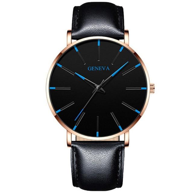 2020 Minimalist Men's Fashion Ultra Thin Watches Simple Men Business Stainless Steel Mesh Belt Quartz Watch Relogio Masculino