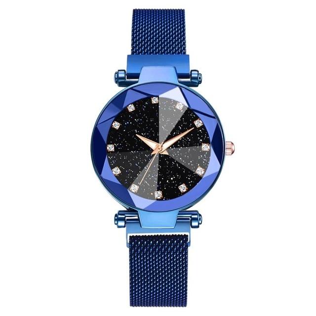 Ladies Magnetic Starry Sky Clock Luxury Women Watches Fashion Diamond Female Quartz Wristwatches Relogio Feminino Zegarek Damski