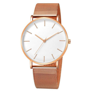 Women Watch Rose Gold Montre Femme 2020 Women's Mesh Belt ultra-thin Fashion relojes para mujer Luxury Wrist Watches reloj mujer