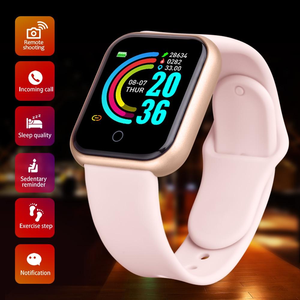 2020 Smartwatch Smart Watch Men Women Blood Pressure Heart Rate Monitor Bluetooth Fitness Watch Smart Bracelet For Android IOS